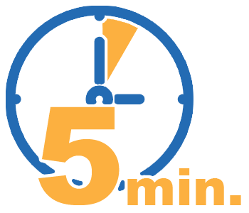 5-minute setup